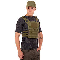 Плитоноска для бронепластин с системой MOLLE Military Rangers ZK-28