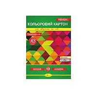 Гр Папір кольоровий (одностороння) А3 КК-А3-10 (10) "Апельсин"