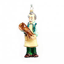 Скляна ялинкова іграшка набір Піноккіо Pinocchio Komozja Family, фото 6