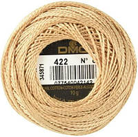 Нитка DMC Pearl Cotton 422 (10х80 м), 100% бавовна