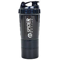 Шейкер 3 кам SPIDER BOTTLE SP-Sport FI-6389 (500+100мл)