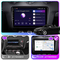 Штатна магнітола 9" Lesko для Audi TTS II (8J) 2007-2010 4/64 Gb CarPlay 4G Wi-Fi GPS Prime Аудіо-ауді 3шт, фото 3