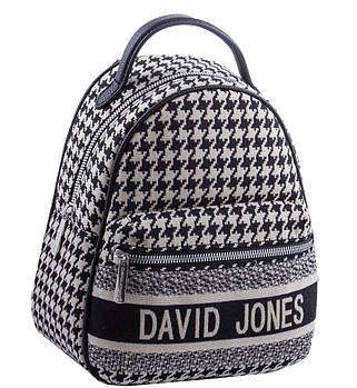 Жіночий рюкзак David Jones 6605 black Оригінальні Сумки Клатчі та Рюкзаки Девід Джонс