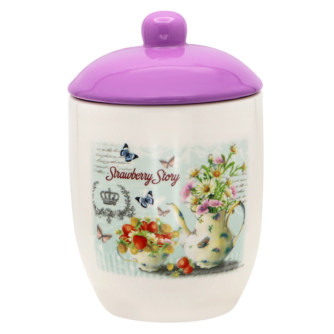 Цукорниця керамічна 520 мл "Полунична історія" ZF 3528 SS