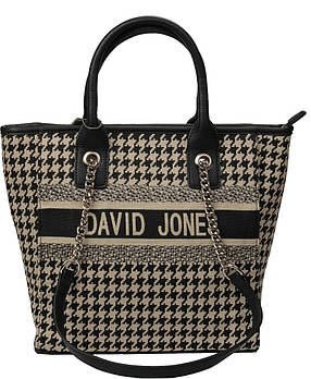 Жіноча сумка David Jones 6605 black Сумки та рюкзаки David Jones (Девід Джонс) оптом Одеса 7 км