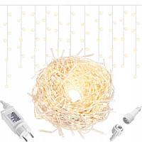 Гірлянда бахрома вулична (зовнішня) Springos 20 м 500 LED CL501 Warm White