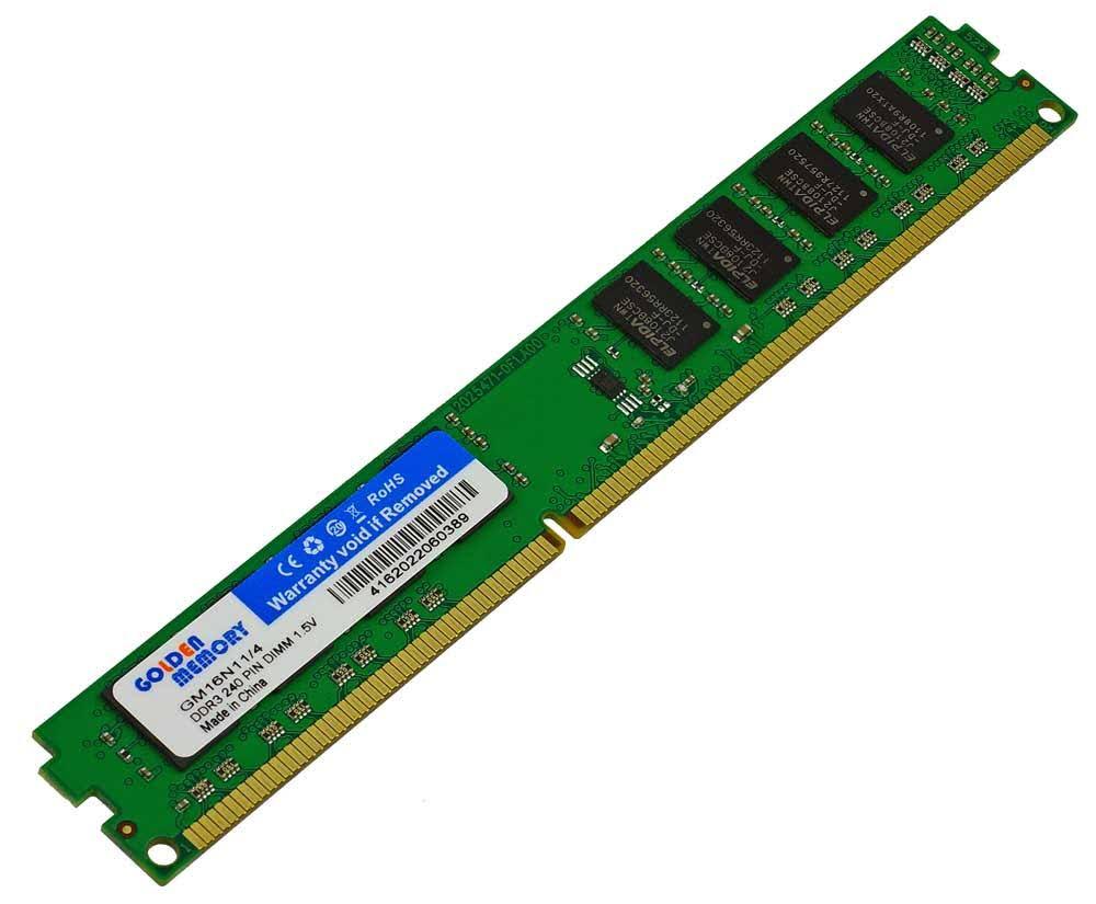 Оперативна пам'ять 4 Гб DDR3 для ПК 1600 МГц - ДДР3 4Gb PC3-12800 Golden Memory GM16N11/4