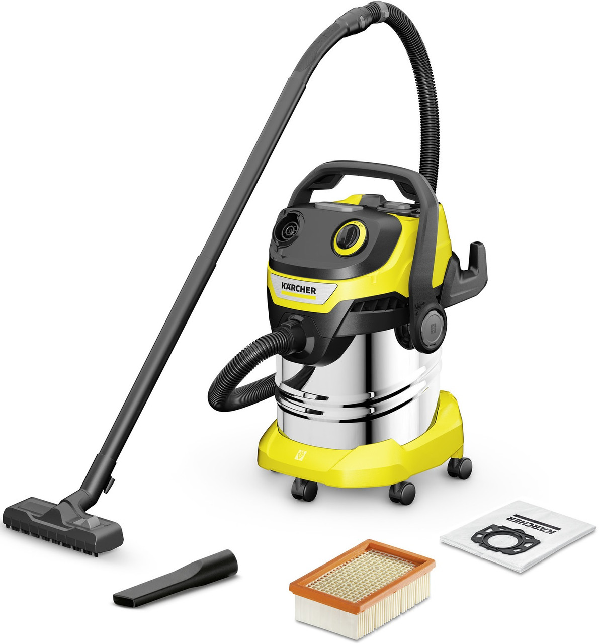 Karcher Пилосос господарський D 5 S V-25/5/22, 1100 Вт, 25 л, 5 м, 8.57 кг