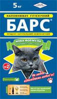 Наповнювач гігієнічний для котячого туалету БАРС з ароматом лаванди №2 (кратно 4)