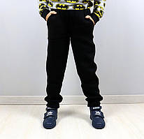 Теплі чорні штани для хлопчика тринитка тм BossKids