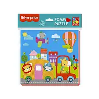 Гр Пазли м'які "Fisher-Price. Місто" VT1109-05 (50) англ.,"Vladi Toys", 22х23 см, у пакеті