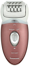 Panasonic Епілятор пінцетний, акумуляторний , пінцет.-48, волог.+сух., насадок-6, з підсвіткою, біло-рожевий