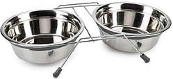 Миски для собак 4Dog набір №2 з нержавіючої сталі 0.95 л