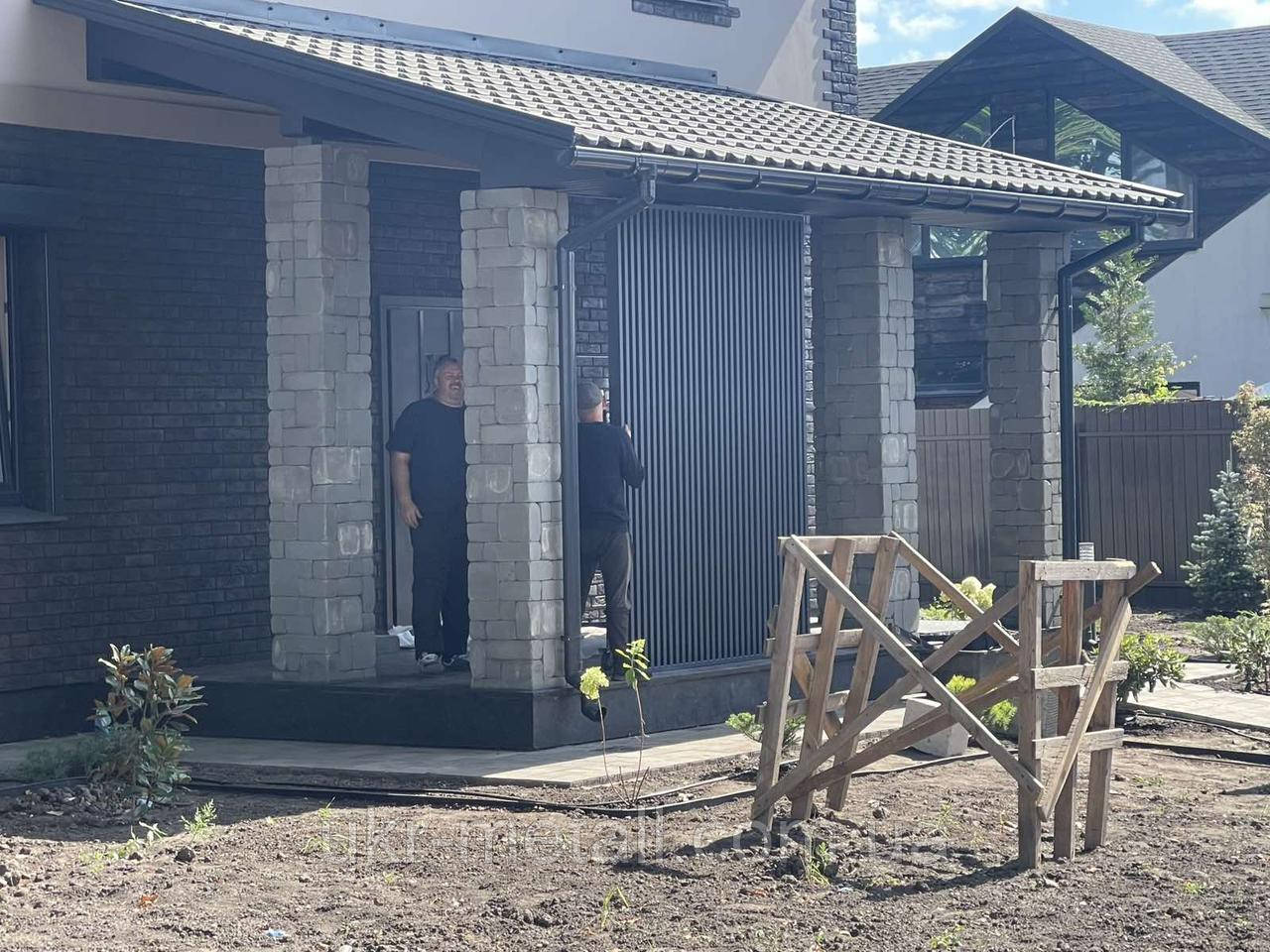 Декоративна перегородка лофт металева / перегородка з металу