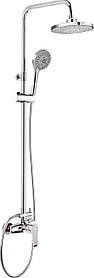 Deante Душова система Corio зі змішувачем для душу, душ - 5 функц., кріпл. - на стійці, хром