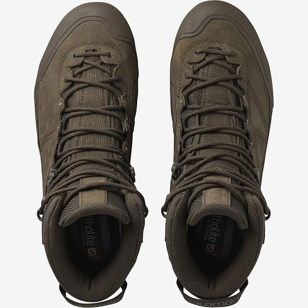 Ботинки тактические Salomon X ALP MTN GTX Forces Dark Brown