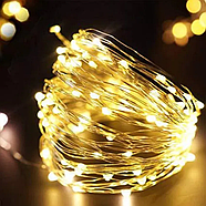 LED-гірлянда 2 м. (освітлення) для лялькового будиночка NestWood, тепле світло, на батарейках, фото 5