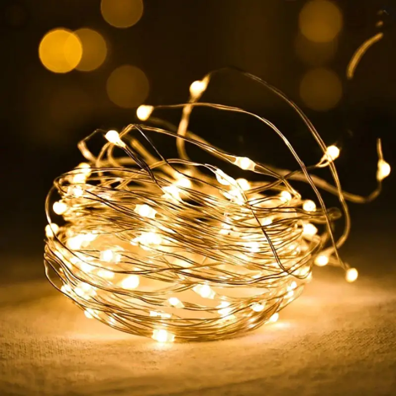 LED-гірлянда 2,9 м.(освітлення) для лялькового будиночка NestWood тепле світло 30LED на батарейках