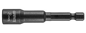 Graphite 56H551 Головка торцева ударна з магнітом, 8 мм, сталь S2