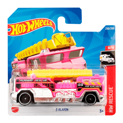 Машинка Хот Вілс 1:64 5 Alarm колекція HW Rescue Hot Wheels Mattel HCW27