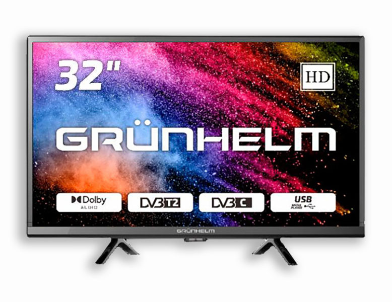 Телевізор 32" LED Grunhelm (Т2) 32H300T2