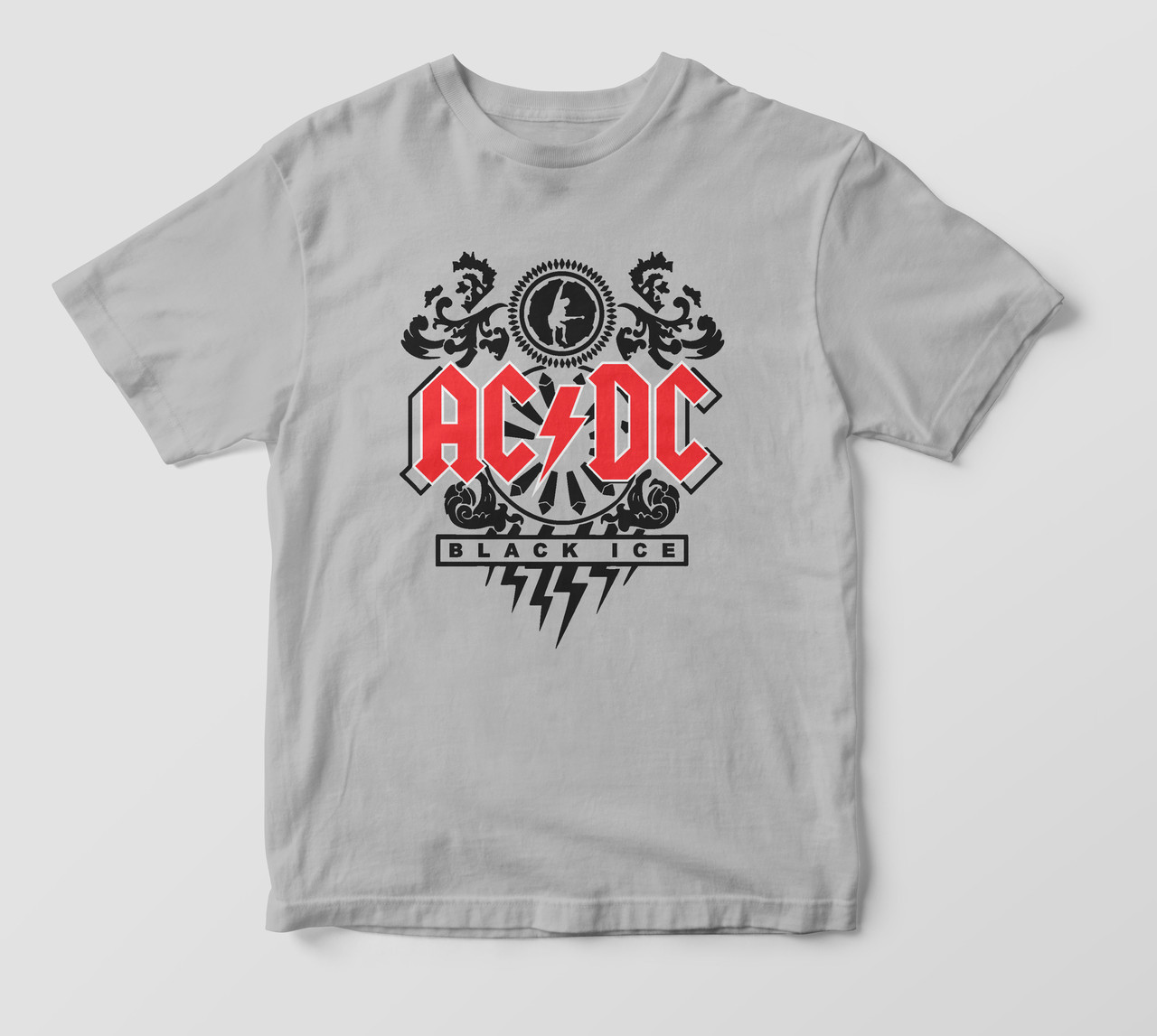 Футболка з принтом ACDC black ice», фото 1