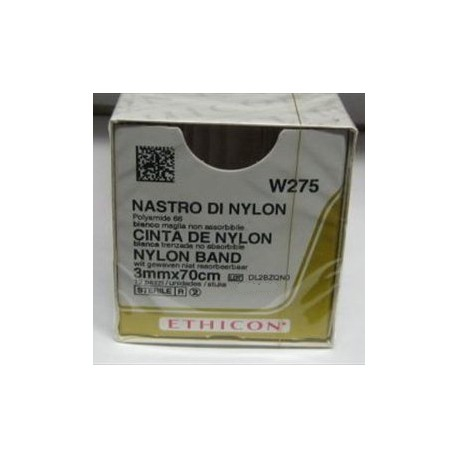 Нейлонова стрічка Ethicon 3 мм x 70 см W275