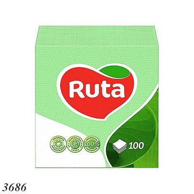 Серветка Рута 100 шт одношарова