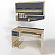 Стіл комп'ютерний + Полиця 120х60х75 см. Колір на вибір, (Стиль-07), фото 2