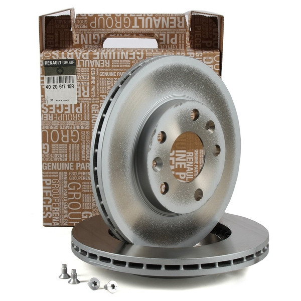 402061715R, диски гальмівні передні Renault DUSTER; RENAULT FLUENCE, GRAND SCENIC III, LAGUNA III, MEGANE CC, фото 1
