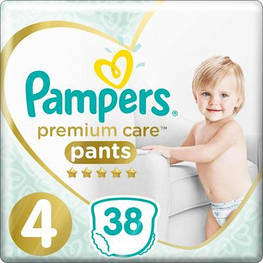 Підгузок Pampers Premium Care Pants Maxi Розмір 4 (9-15 кг), 38 шт. (8001090759832)