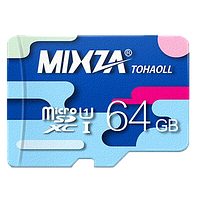 Карта памяти MIXZA MicroSDXC 64GB Class 10.