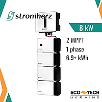 Гібридна система Stromherz S‐8K‐1Р‐ESS‐UA, 8кВт, 6,9+кВт*год