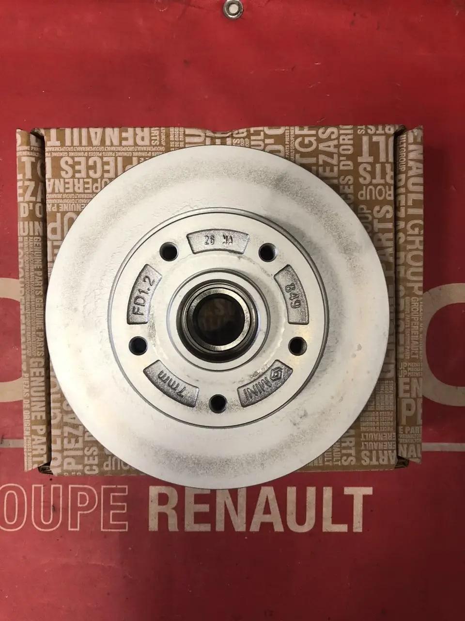 Диск гальмівний задній 260mm Renault: Megane IV 2016->, 432027412R