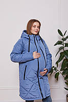 Зимняя куртка 3 в 1 для беременных, слингоношения, после родов 3XL Congo Деним