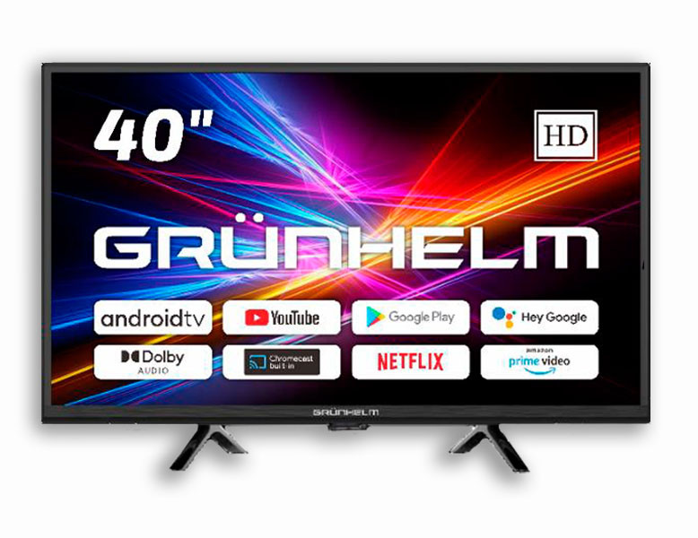 Телевізор 40" LED SMART TV Grunhelm 40F300 GA11