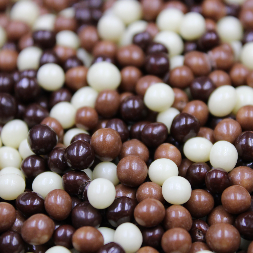 Хрусткі шоколадні кульки мікс 5 мм