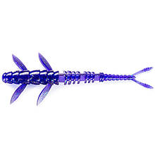 Силикон FishUp Flit 3" #060 - Dark Violet/Peacock & Silver