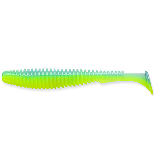 Силікон FishUp U-Shad 3" #206 - Sky/Chartreuse, фото 1