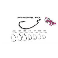 Гачки Crazy Fish Big Game Offset Hook №1/0 8 шт