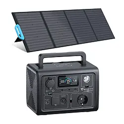 Комплект BLUETTI EB3A + PV120 Solar Generator Kit: електростанція та сонячна панель