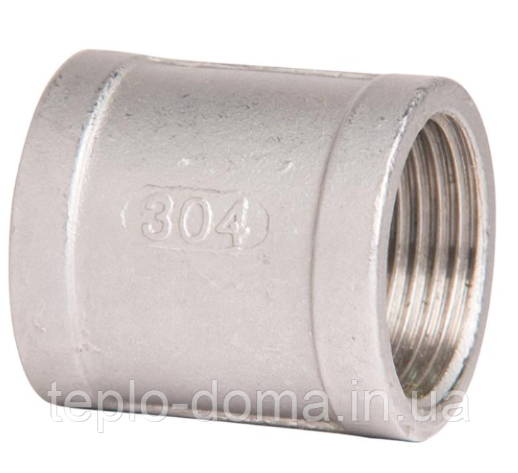 Муфта з нержавіючої сталі Gross 304 SS 15 1 1/2" внутрішня (Stainless Steel)