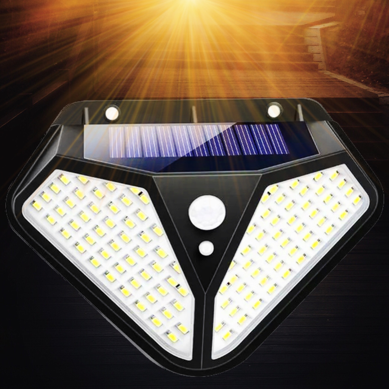 Вуличний світильник світлодіодний LED прожектор із датчиком руху Wall lamp LF-1728A