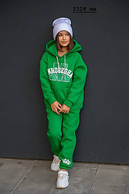 Теплий підлітковий стильний костюм 2326 ев
