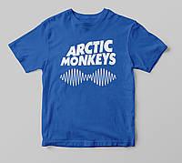 Футболка с принтом "Rock. Arctic monkeys" Синий