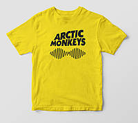 Футболка с принтом "Rock. Arctic monkeys" Желтый