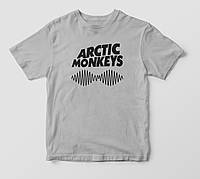 Футболка с принтом "Rock. Arctic monkeys" Серый