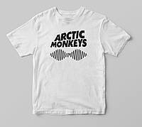 Футболка с принтом "Rock. Arctic monkeys" Белый