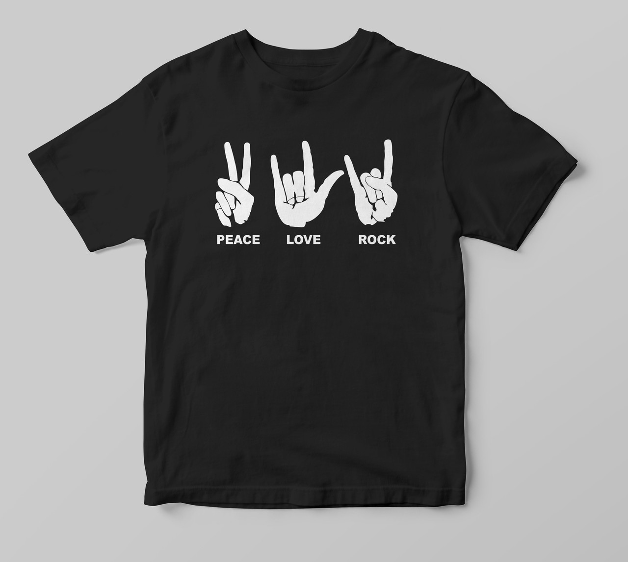 Футболка з принтом "Peace Rock"