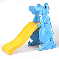 Детская пластиковая горка Pilsan "Dino slide" 06-198 Синяя